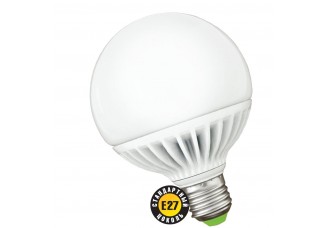 Лампа светодиодная (LED) "шар"Navigator 12Вт теплый белый матовая 230В