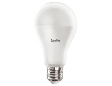 Лампа груша Е27 светодиодная (LED) 17Вт холодно-белый 230В Camelion