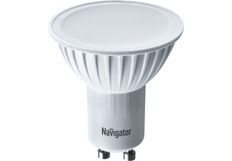 Лампа Navigator MR-16 d51 GU10 светодиодная (LED) 5Вт теплый белый 230В