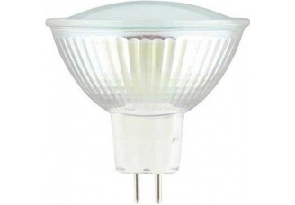 Лампа MR-16 d51 GU5.3 светодиодная (LED) 3Вт (= 30Вт ГЛН) холодно-белый 100 градусов 12В Camelion