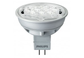 Лампа MR-16 Philips d51 GU5.3 светодиодная (LED) 5Вт теплый белый 24 гр. 12В