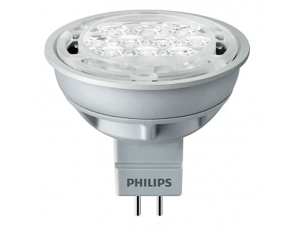 Лампа MR-16 Philips d51 GU5.3 светодиодная (LED) 5Вт теплый белый 24 гр. 12В