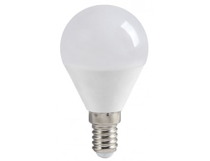 Лампа шар Е14 светодиодная (LED) 5Вт 230В холодно-белый IEK ECO