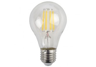 Лампа груша Е27 светодиодная (LED) филаментная 9Вт тепло-белый Эра
