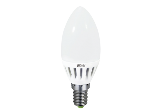Лампа "свеча" Е14 светодиод. (LED) 3,5Вт тепло-бел. матов. 230В jazzway