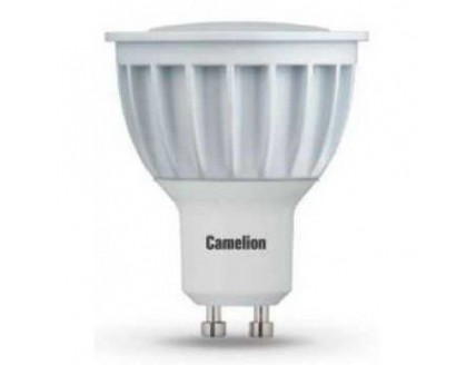 Лампа светодиодная (LED) с отражателем D. 50мм GU10 8Вт 220-230В матовая нейтральная холодно-белая Camelion