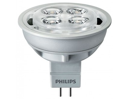 Лампа MR-16 d51 GU5.3 светодиод. (LED) 4,2Вт (= 35Вт ГЛН) тепло-бел. 24гр. 12В PHILIPS