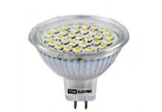 Лампа MR-16 d51 GU5.3 светодиод. (LED) 5Вт тепло-бел. 12В TDM