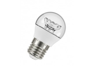 Лампа шар Е27 светодиодная прозрачная (LED) 5,4Вт (= 40Вт ЛН) тепло-белый 230В Osram