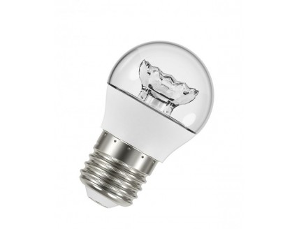 Лампа шар Е27 светодиодная прозрачная (LED) 5,4Вт (= 40Вт ЛН) тепло-белый 230В Osram