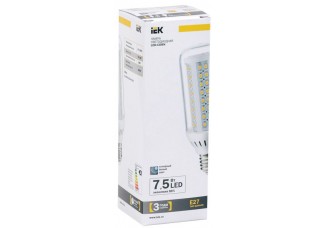Лампа светодиодная CORN 7,5 Вт 680 Лм 230 В 4000 К E27 IEK