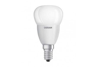 Лампа "шар" Е14 светодиод. (LED) 5Вт (= 40Вт ЛН) нейтрал.-бел. матов. 230В OSRAM