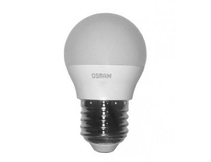 Лампа "шар" Е27 светодиод. (LED) 5,4Вт (= 40Вт ЛН) тепло-бел. матов. 230В OSRAM