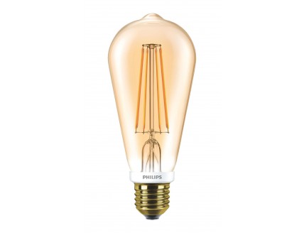 Лампа LEDClassic 7-60W ST64E27 2000KGOLD