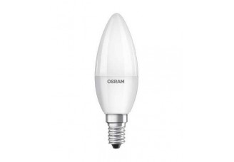 Лампа "свеча" Е14 светодиод. (LED) 5Вт (= 40Вт ЛН) нейтрал.-бел. матов. 230В OSRAM