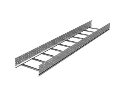 Лоток лестничный 200x900, лонжерон 1,5 мм, L 6 м, горячий цинк