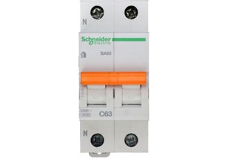 Выключатель автоматический 1 полюс +N 63A C 4,5ка Domovoy Schneider Electric