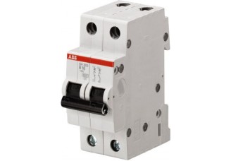 Выключатель автоматический 2 полюса 6A C 4,5ka ABB