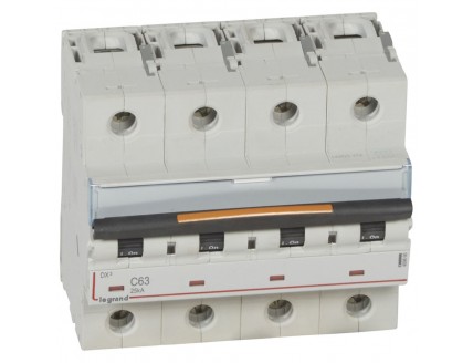 Выключатель автоматический 4-пол. 63A C 25kA DX3 Legrand