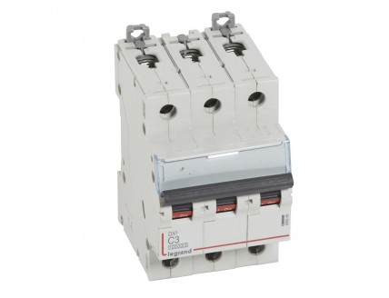 Выключатель автоматический 3-пол. 3A C 16kA DX3 Legrand