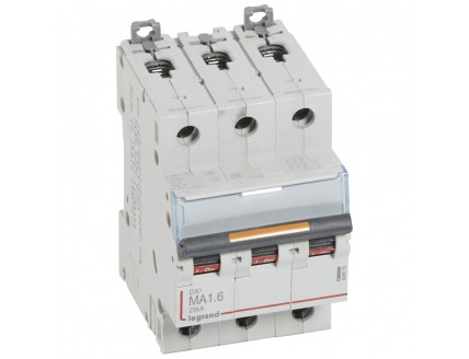 Выключатель автоматический 3-пол. 1,6A MA 25kA DX3 Legrand