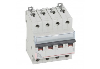 Выключатель автоматический 4-пол. 10A C 16kA DX3 Legrand