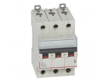 Выключатель автоматический 3-пол. 13A B 16kA DX3 Legrand