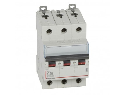 Выключатель автоматический 3-пол. 25A C 16kA DX3 Legrand