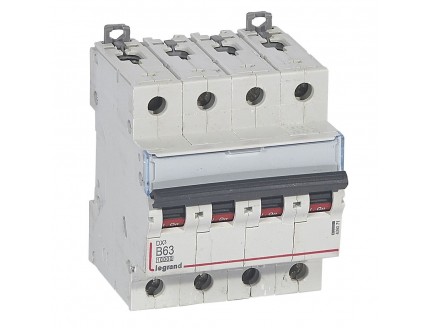 Выключатель автоматический 4-пол. 63A B 16kA DX3 Legrand