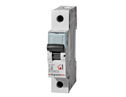 Выключатель автоматический 1 полюс 16А B 6ka TX3 Legrand