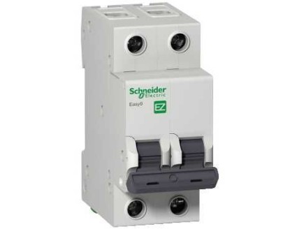 Выключатель автоматический 2-пол. 6A B 4.5кА Easy9 Schneider Electric