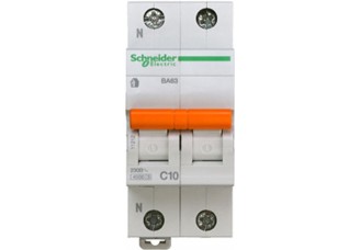 Выключатель автоматический 1-пол.+N 10A C 4,5кА Domovoy Schneider Electric