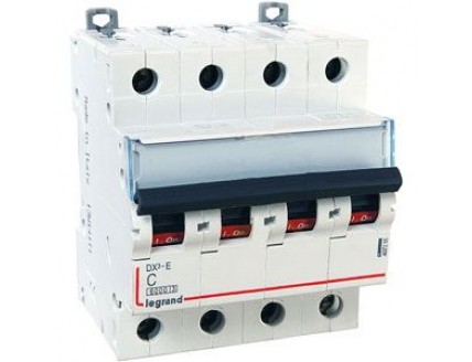 Выключатель автоматический 4-пол. 16A C 6kA DX3-E Legrand