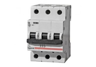 Выключатель автоматический 3-пол. 6А C 6kA LR Legrand