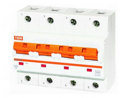 Выключатель автоматический 4-пол. 125А C 15кА ВА47-125 TDM
