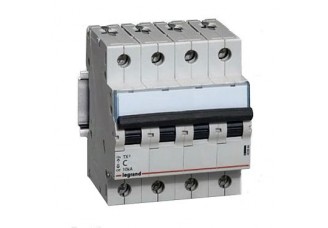 Выключатель автоматический 4-пол. 10А C 10kA TX3 Legrand