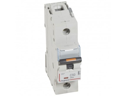 Выключатель автоматический 1-пол. 50A C 25kA DX3 Legrand