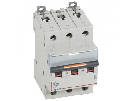 Выключатель автоматический 3-пол. 20A B 25kA DX3 Legrand