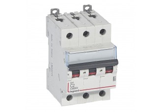 Выключатель автоматический 3-пол. 2A C 16kA DX3 Legrand