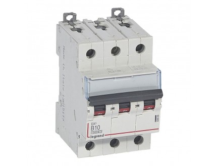 Выключатель автоматический 3-пол. 10A B 16kA DX3 Legrand