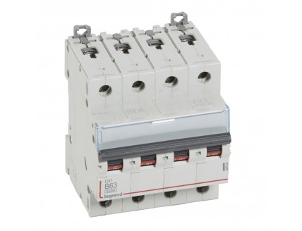 Выключатель автоматический 4-пол. 63A B 10kA DX3 Legrand