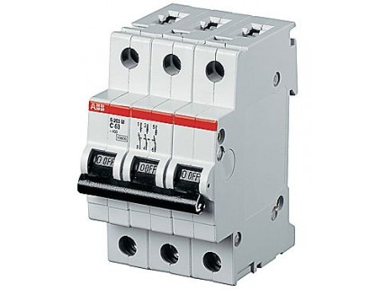 Выключатель автоматический 3-пол. 63A B 15kA ABB