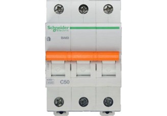 Выключатель автоматический 3-пол. 50A C 4,5кА Domovoy Schneider Electric