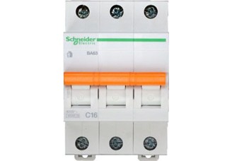 Выключатель автоматический 3-пол. 16A C 4,5кА Domovoy Schneider Electric
