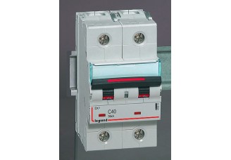 Выключатель автоматический 2-пол. 40A С 36kA DX3 Legrand