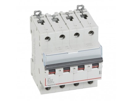 Выключатель автоматический 4-пол. 32A B 10kA DX3 Legrand