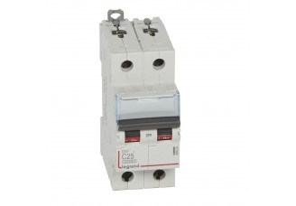 Выключатель автоматический 2-пол. 25A C 16kA DX3 Legrand