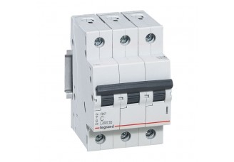 Выключатель автоматический 4,5кА 3 пол. 50А C RX3 Legrand