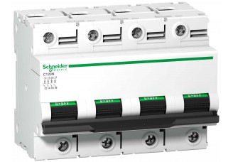 Выключатель автоматический 4-пол. 125A C 10кА C120N Schneider Electric