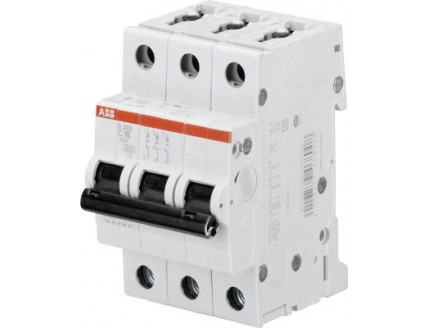Выключатель автоматический 3 полюса 63A C 6ka ABB
